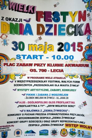 Plakat z okazji &quot;Dnia Dziecka&quot;