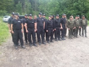 Policjanci w czasie działań