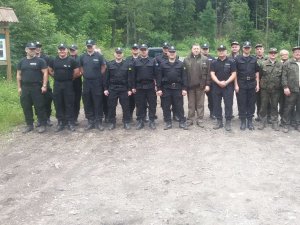 Policjanci w czasie działań