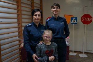 policjanci i uczniowie