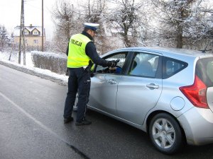 policjanci w czasie działań