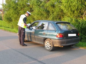 policjanci w czasie akcji