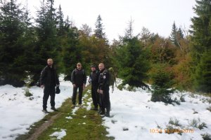 policjanci na szlaku