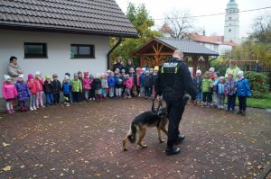 policjant i pies