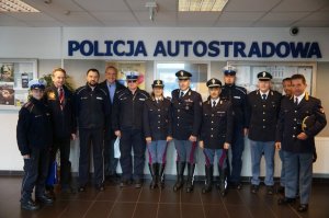 odwiedziny w komisariacie autostradowym