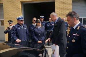 odwiedziny w komisariacie autostradowym