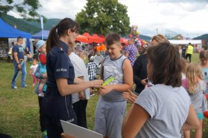policjanci na pikniku