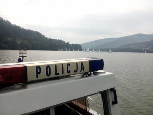 policjanci w czasie regat