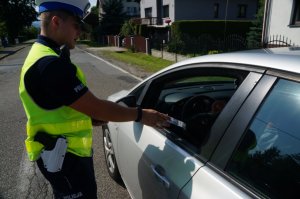 policjanci w czasie działań