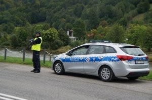 policjanci w czasie dizałań