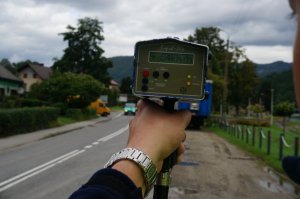 policjanci w czasie działań