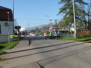 policjanci w czasie działąń