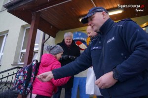 policjanci w czasie działąń