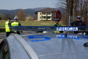 policjanci w czasie szkolenia