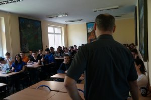 prowadzący prelekcję
