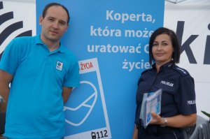 policjanci i uczestnicy