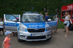 policjanci na pikniku