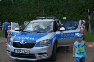 policjanci na pikniku