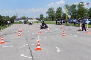 jazda po torze motorowerem