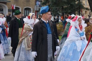delegacje podczas przemarszu