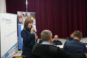 wystąpienie policjantów