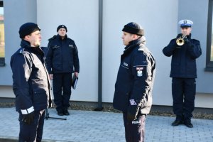 Złożenie meldunku Zastępcy komendanta Głównego Policji
