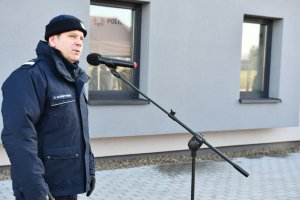 przemówienie zastępcy komendanta głównego policji