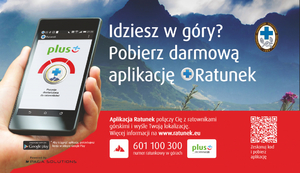 grafika poglądowa plakat reklamujący aplikację