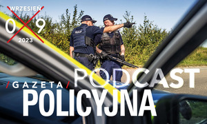 zdjęcie policjantów oraz napis gazeta policyjna