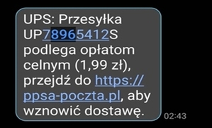 grafika poglądowa screen wiadomości sms