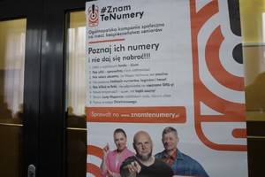 plakat kampanii znamy te numery