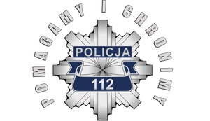 logo policji z napisem pomagamy i chronimy