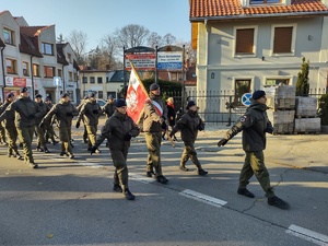 przemarsz uczestników do konkatedry