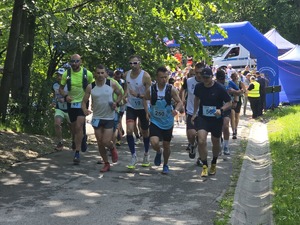 zawodnicy w czasie biegu