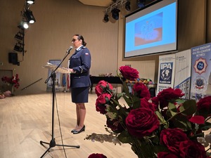 przemówienie komendant powiatowej policji w Żywcu