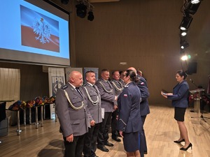 wręczenie mianowani policjantom