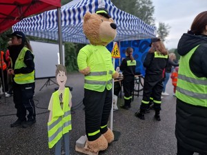 odblaskowy miś