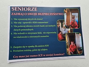 ulotka informacje dla seniora