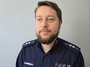 asp. Mateusz Mika - dzielnicowy KP Rajcza