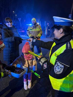 Zdjęcia z akcji Świeć Przykładem na terenie gminy Łodygowice