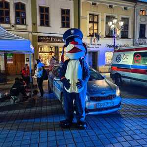 Zdjęcia z akcji profilaktycznej o nazwie Odblasku odbicie ratuje Twoje życie