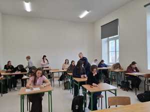 Zdjęcie z konkursu wiedzy HIV/AIDS - chcę wiedzieć więcej